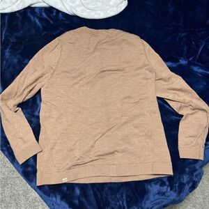 Lightweight Brown Long Sleeve Sweater Lululemon
